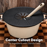 Silicone Anti-Spill Pot Lid (34cm)