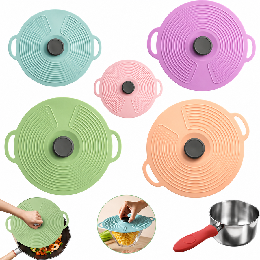 Silicone Stretch Lids (5-pc Set)
